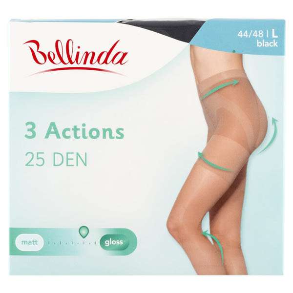 Bellinda 3Actions harisnyanadrág 25Den /fekete L - 1 db