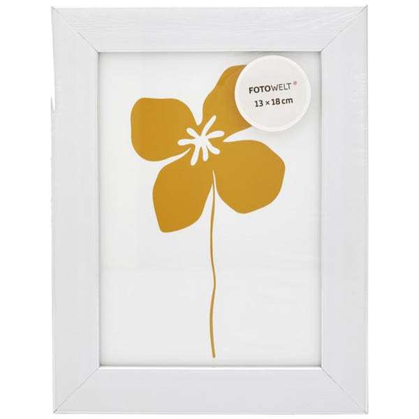 Fotowelt képkeret 13x18 cm /ezüst-fehér - 1 db