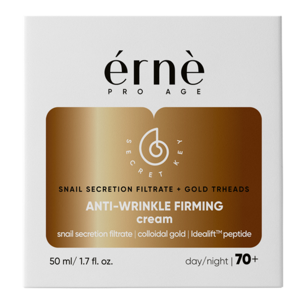 Erne Snail Secretion Filtrate + Gold Threads ránctalanító krém 70+ - 50 ml