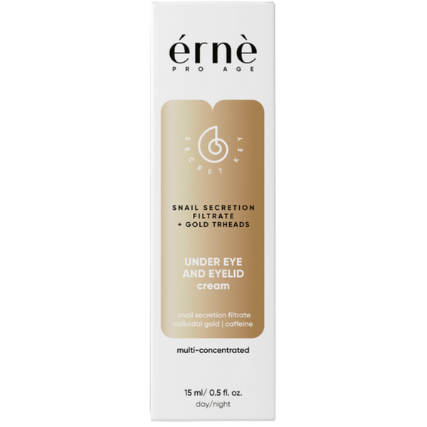 Erne Snail Secretion Filtrate + Gold Threads szemkörnyékápoló krém - 15 ml