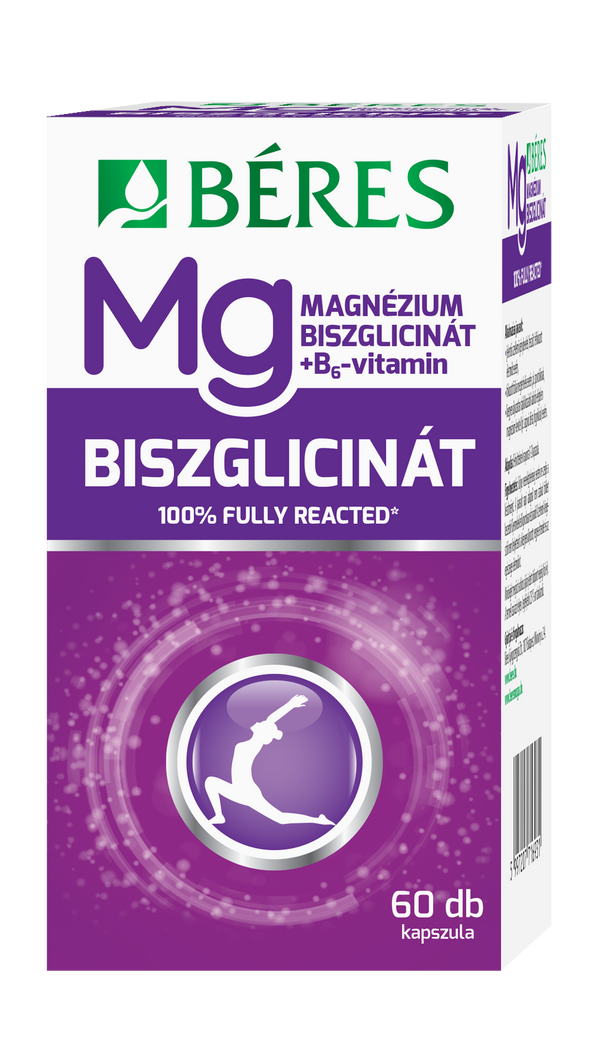 Béres Magnézium-biszglicinát+B₆ kapszula - 60 db