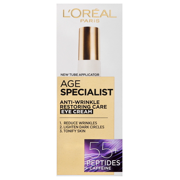 L'Oréal Paris Age Specialist 55+ ránctalanító, regeneráló szemkörnyékápoló - 15 ml
