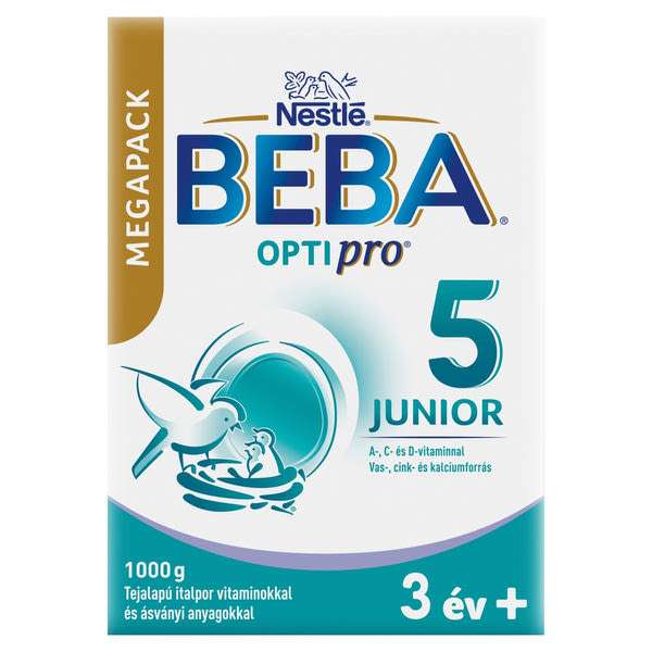 Beba Optipro 5 Junior tejalapú italpor vitaminokkal és ásványi anyagokkal - 1000 g