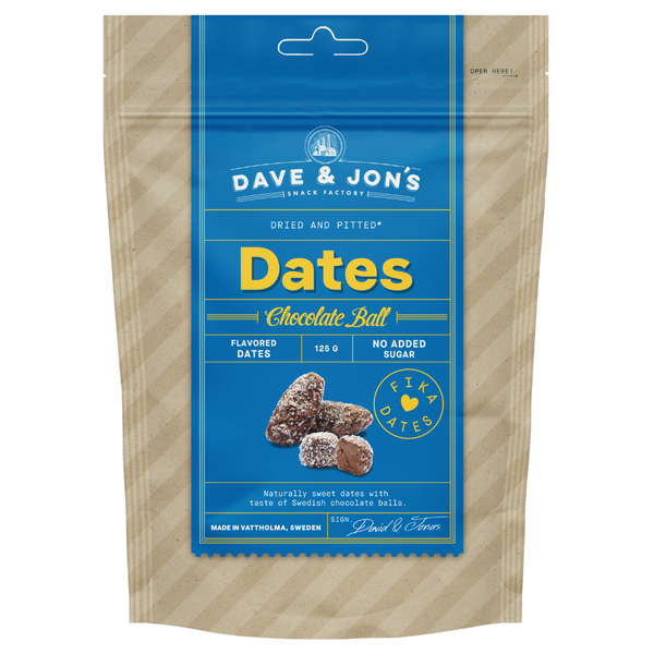 Dave & Jon's datolya kókuszos-csokigolyó ízben - 125 g