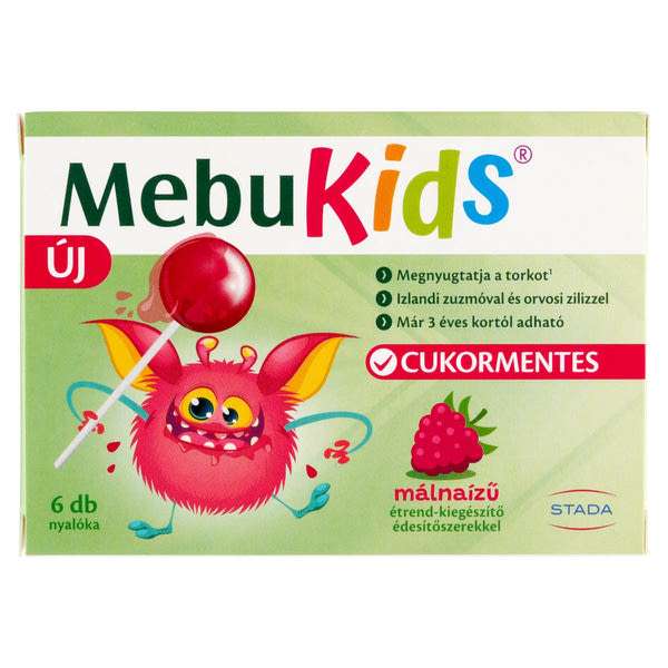 MebuKids nyalóka torokfájásra - 6 db