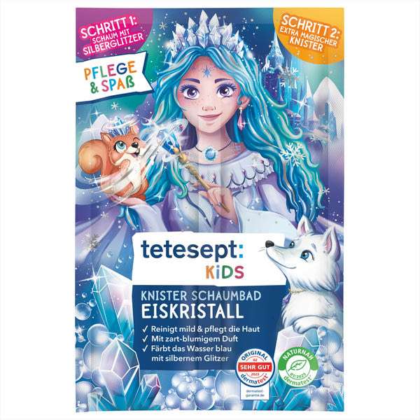 Tetesept Jégkristály pezsgő habfürdő - 45 g