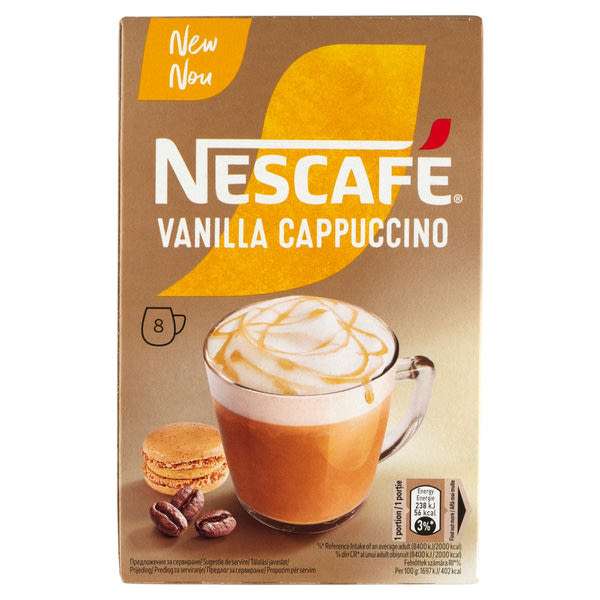 Nescafé Vanilla Cappuccino 8x14 g - 112 g