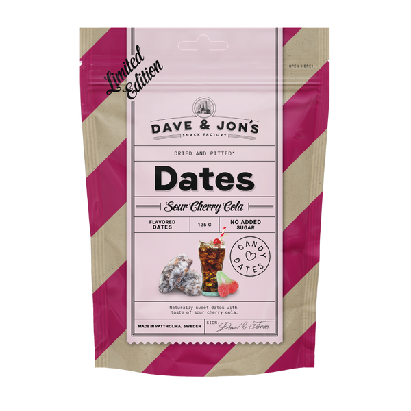 Dave & Jon's datolya Cherry cola ízben - 125 g