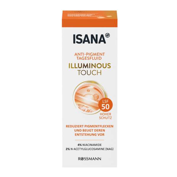 Isana Illuminous Touch nappali fluid SPF 50 - 30 ml
