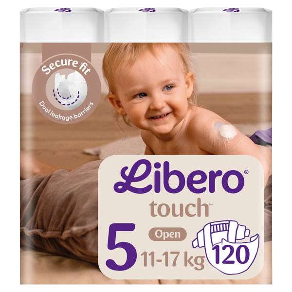 Libero Touch nadrágpelenka, méret: 5, 11-17 kg - 120 db