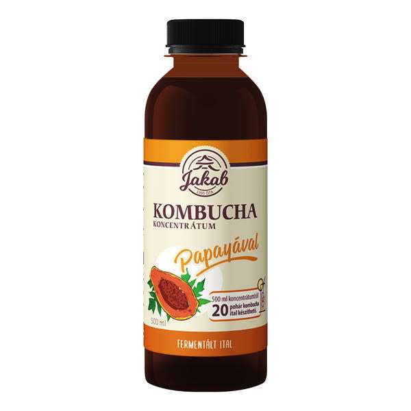 Jakab Kombucha koncentrátum papayával - 500 ml