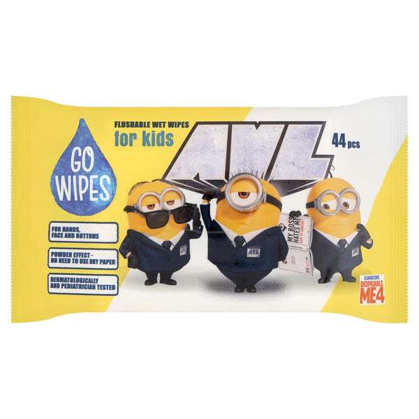 GoWipes Minions nedves toalettpapír - 44 db