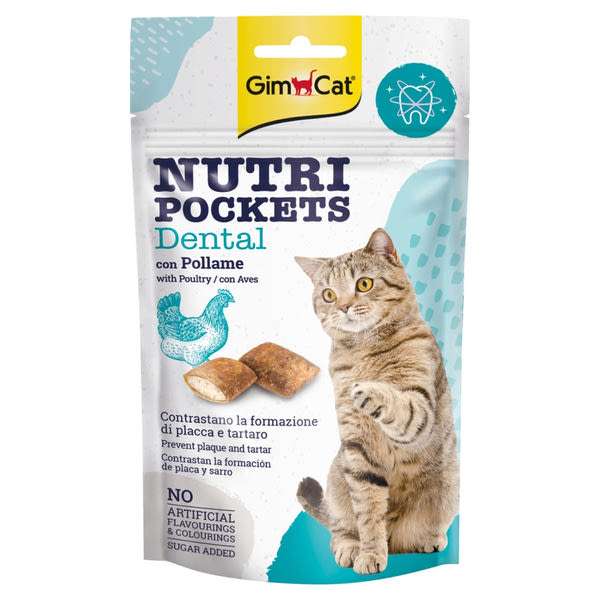 GimCat Nutri Pockets Dental falatkák - 60 g