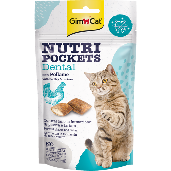 GimCat Nutri Pockets Dental falatkák - 60 g