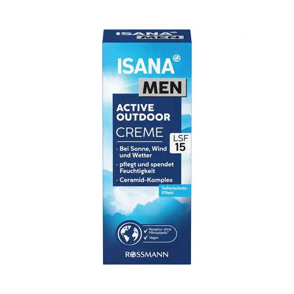 Isana Men Active Outdoor arckrém SPF15 - 75 ml