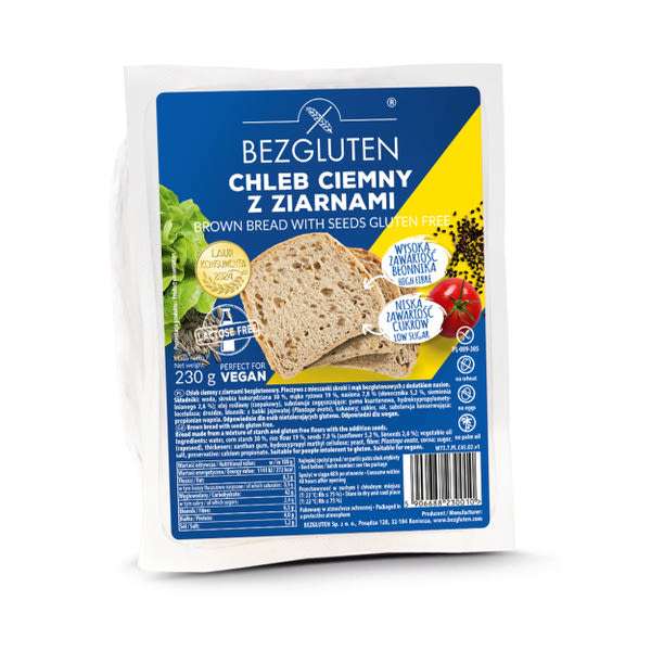 Bezgluten gluténmentes barna magos kenyér - 230 g