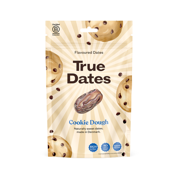 True Dates Cookie Dough magnélküli ízesített datolya - 100 g