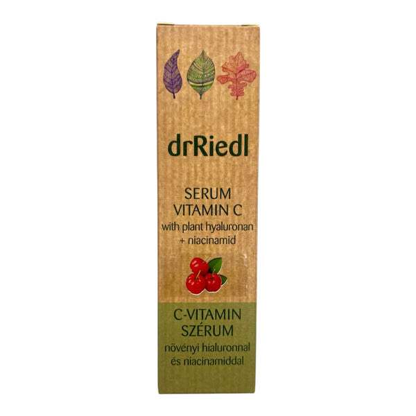 drRiedl szérum C-vitaminnal, növényi hialuronnal és niacinamiddal - 30 ml