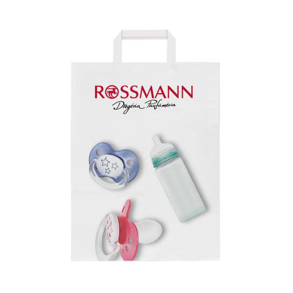 Papírtáska baba mintával /nagy - 1 db