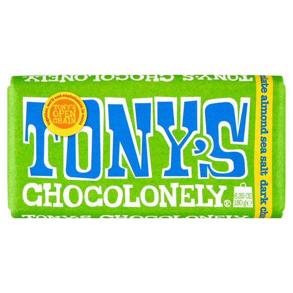 Tony's Chocolonely mandulás étcsokoládé - 180 g