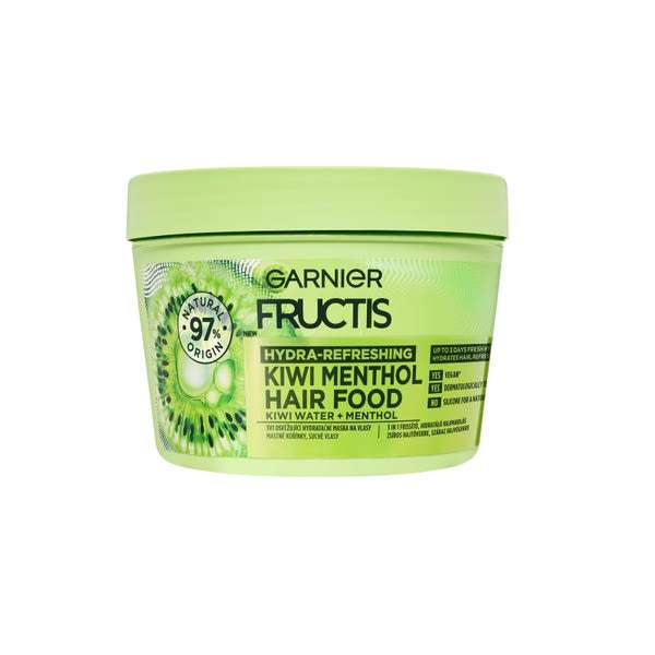Garnier Fructis 3 az 1-ben frissítő és hidratáló hajpakolás kivivel - 400 ml