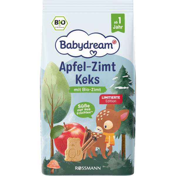 Babydream almás fahéjas keksz - 125 g