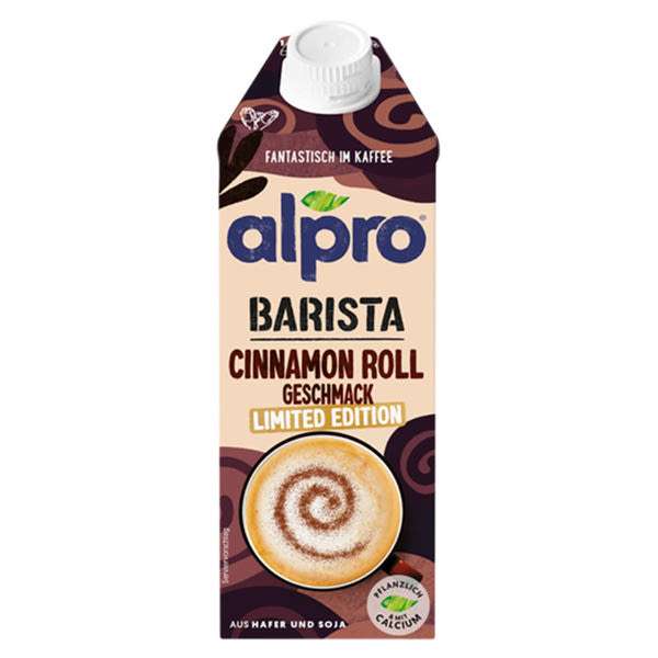 Alpro Barista zab- és szójaital fahéjas csiga ízesítéssel - 750 ml