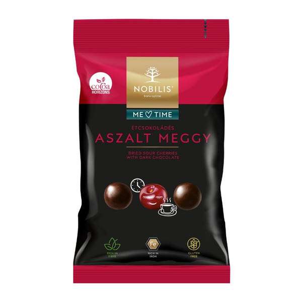 Nobilis aszalt meggy étcsokoládéba mártva - 70 g
