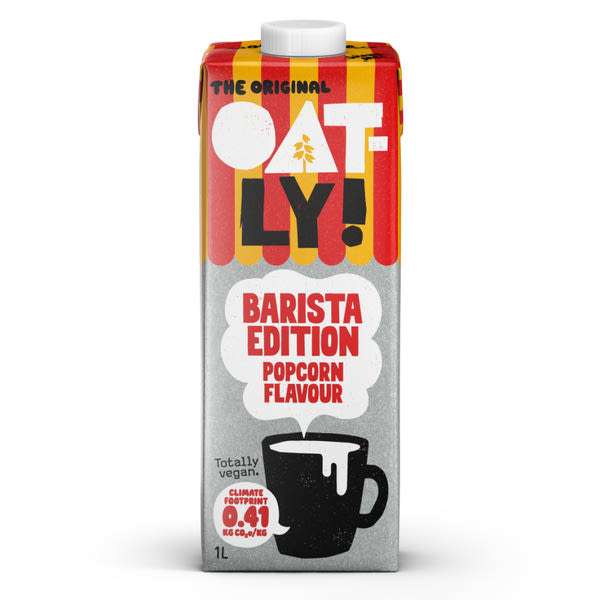 Oatly Barista zabital popcorn ízzel - 1000 ml