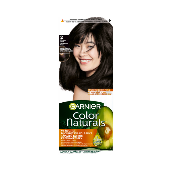 Garnier Color Naturals tartós hajfesték /2.0 természetes fekete - 112 ml