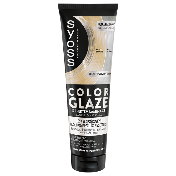 Syoss Color Glaze hajszínező hajfényező /ultra platina - 130 ml