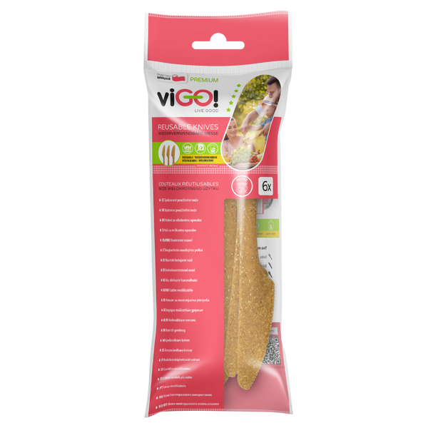 viGO! többszörhasználatos farost kés - 6 db