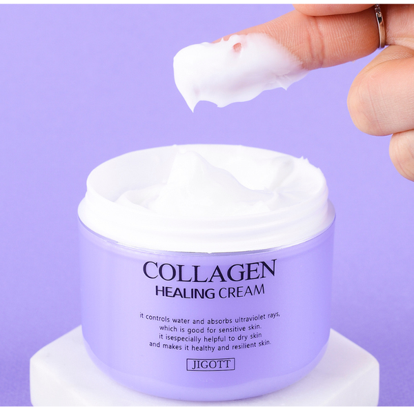 Jigott Collagen Healing tápláló krém kollagénnel - 100 ml