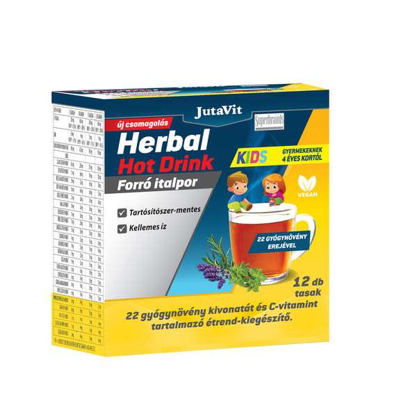 JutaVit Herbal Hot Drink KIDS forró italpor - 12 db