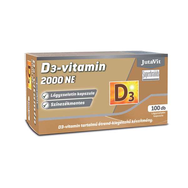 JutaVit D3-vitamin kapszula - 100 db