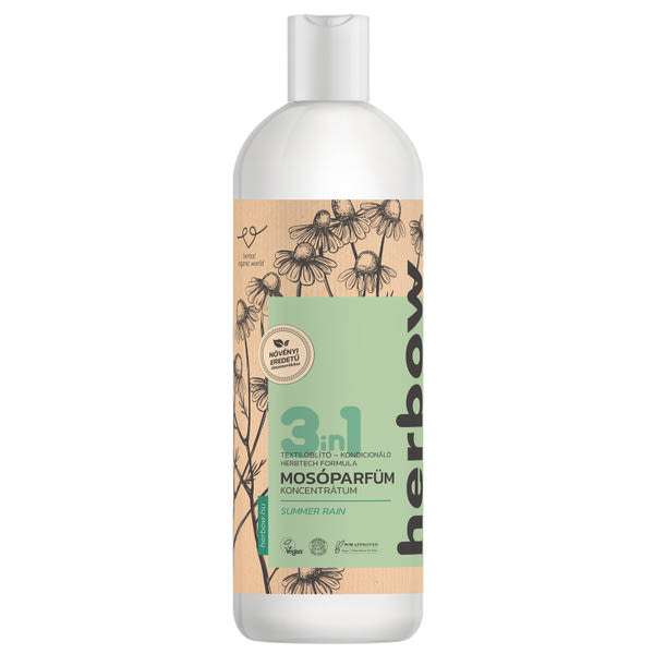 Herbow 3in1 Nyári eső öblítő és kondicionáló mosóparfüm koncentrátum 200 mosás - 1000 ml
