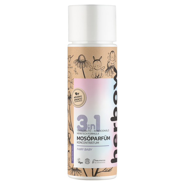 Herbow 3in1 Tündér Baba öblítő és kondicionáló mosóparfüm koncentrátum 40 mosás - 200 ml