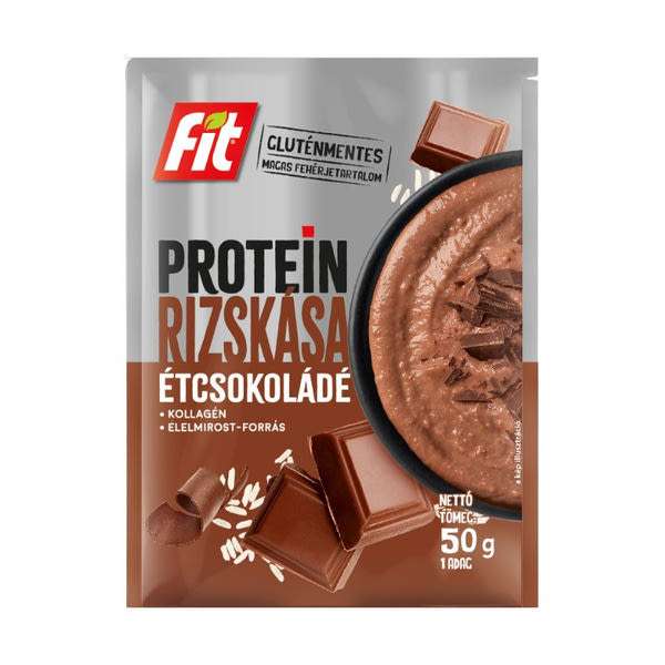Fit Protein rizskása étcsokoládéval - 50 g
