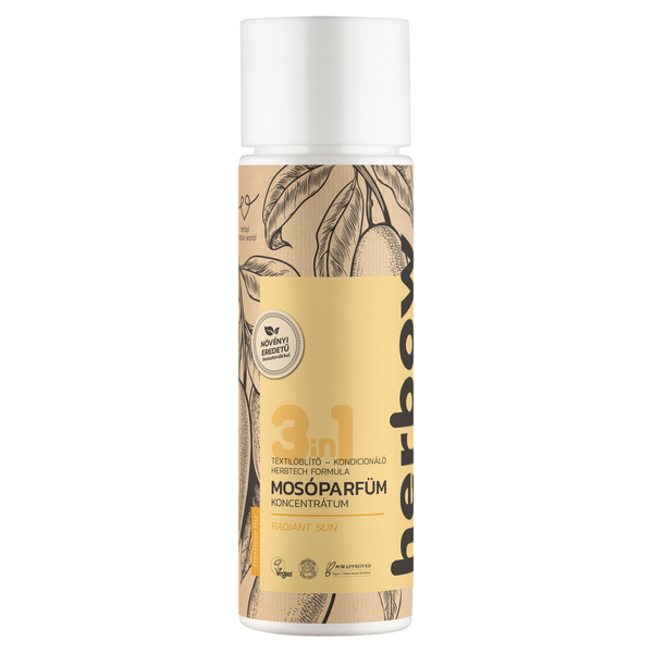 Herbow 3in1 Ragyogó nap öblítő és kondicionáló mosóparfüm koncentrátum 40 mosás - 200 ml