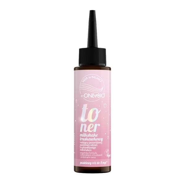 OnlyBio Hair in Balance színező hajtoner /strawberry milkshake - 100 ml