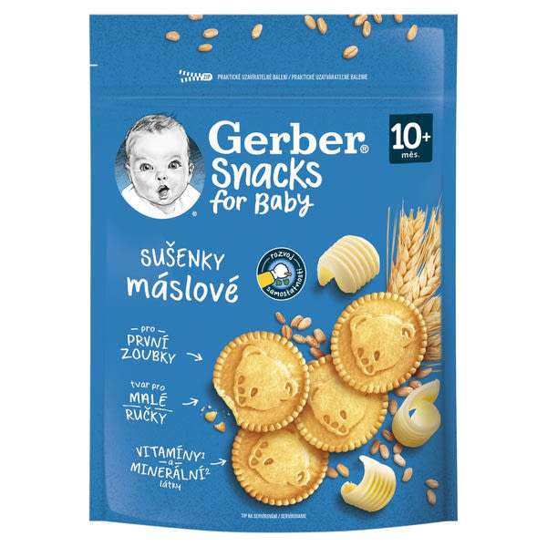 Gerber vajas babakeksz 10 hónapos kortól - 180 g