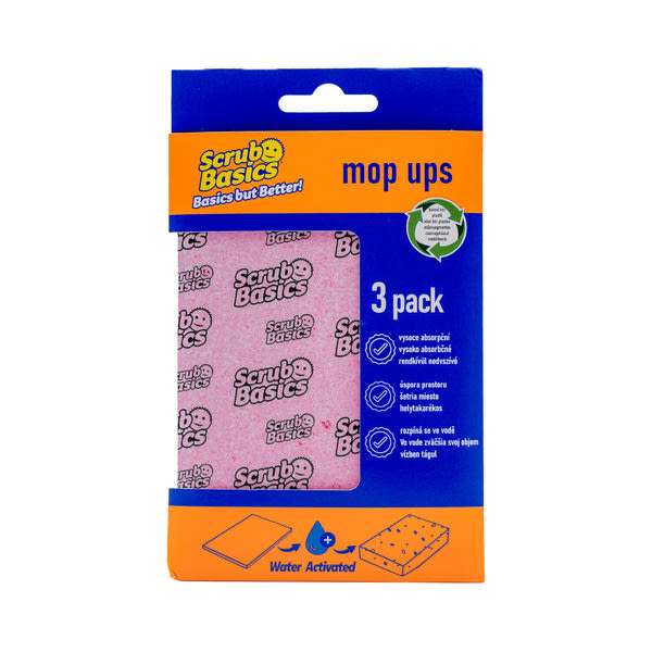 Scrub Basics vízre aktiválódó szivacs 3 db/csomag - 1 db