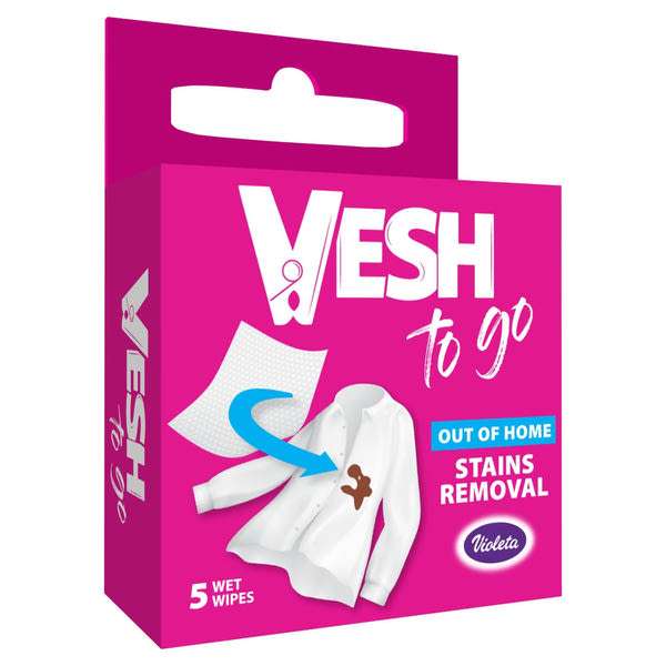 Violeta Vesh To Go folttisztító kendő - 5 db
