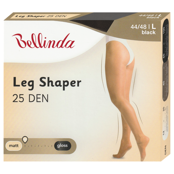 Bellinda Leg Shaper harisnyanadrág 25Den /fekete L  - 1 db