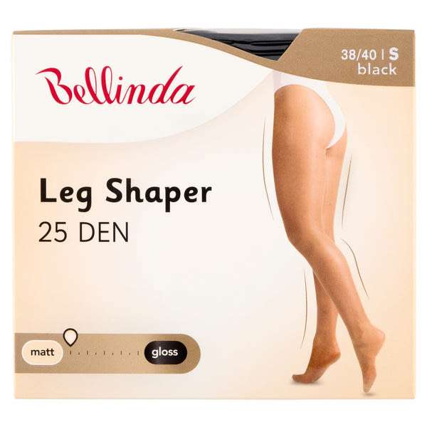 Bellinda Leg Shaper harisnyanadrág 25Den /fekete S  - 1 db