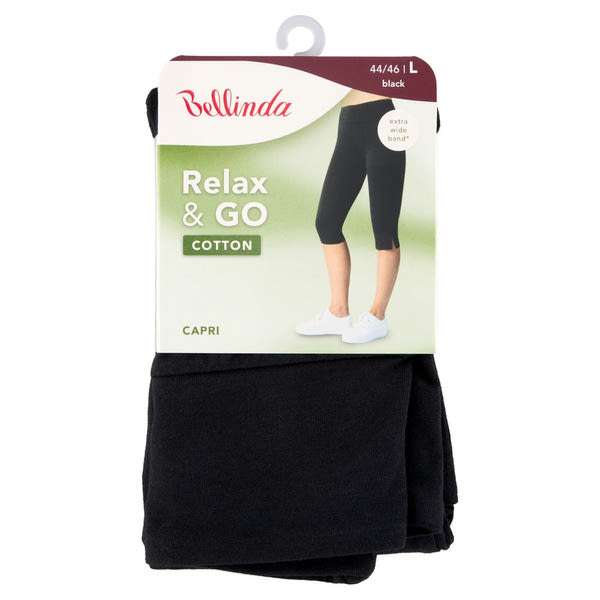 Bellinda Cotton Capri nadrág L-es méret /fekete - 1 db