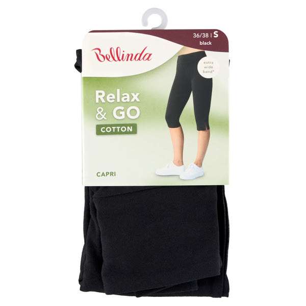 Bellinda Cotton Capri nadrág S-es méret /fekete - 1 db