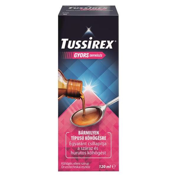 Tussirex köhögés elleni szirup felnőtteknek - 120 ml