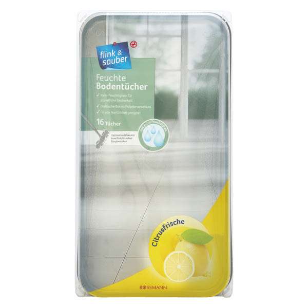 Flink&Sauber nedves padlóápoló kendő - 16 db