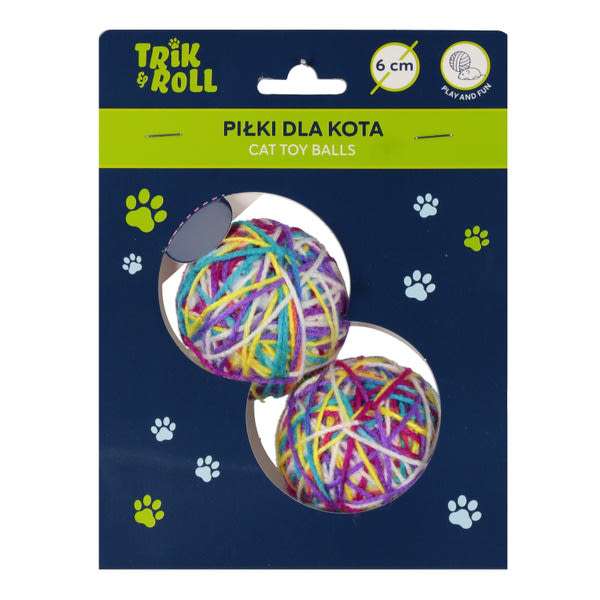 Trik&Roll játéklabda macskáknak 6 cm - 30 g
